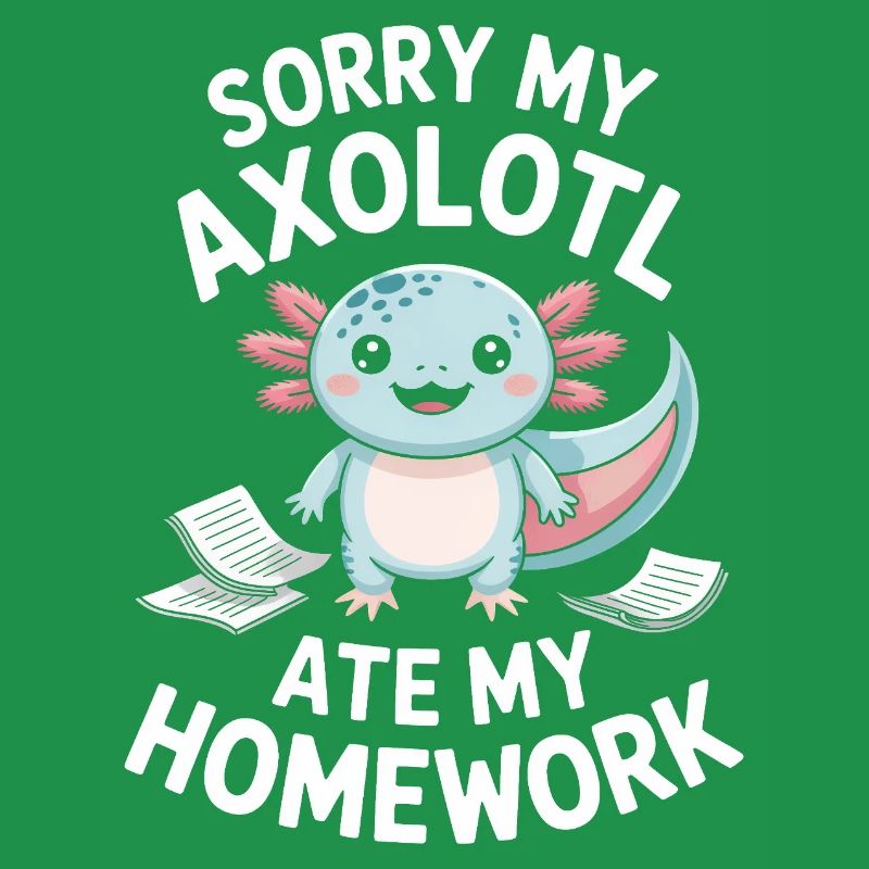 Braquage de devoirs d’Axolotl