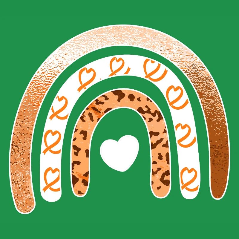 Leopard-Regenbogenherz-Arc