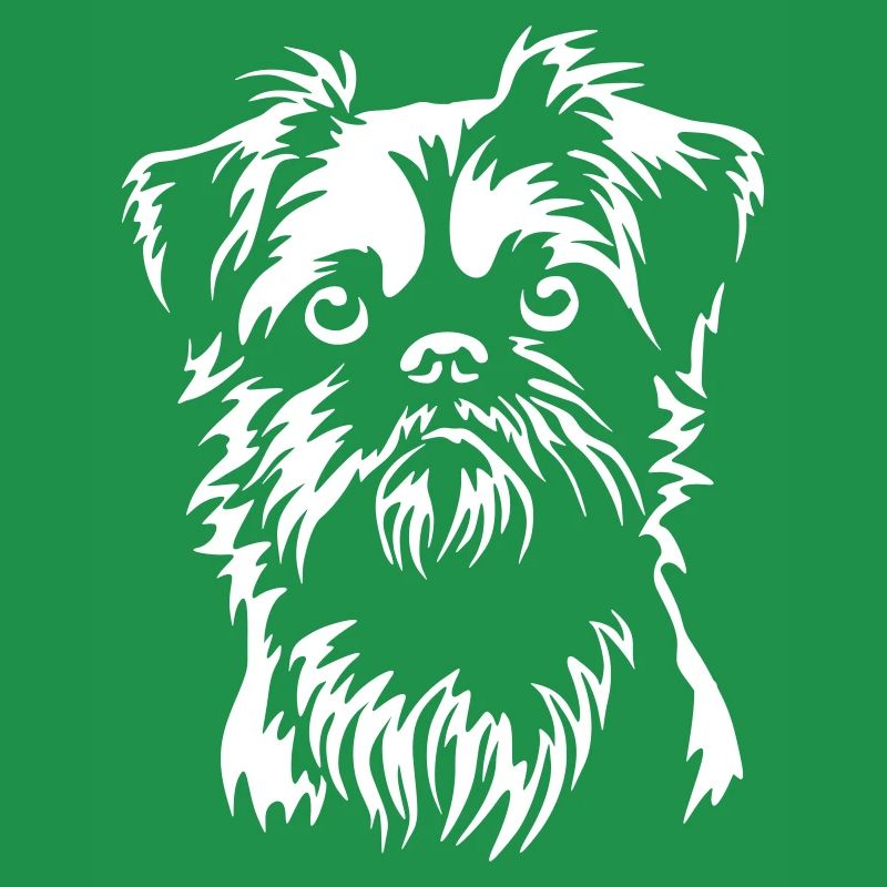 Brussels Griffon Head "Black Edition"