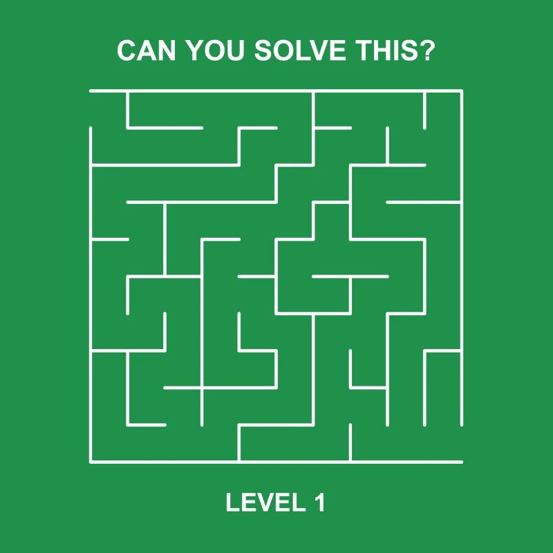 Maze Puzzle Challenge – Can You Solve This? Level1
