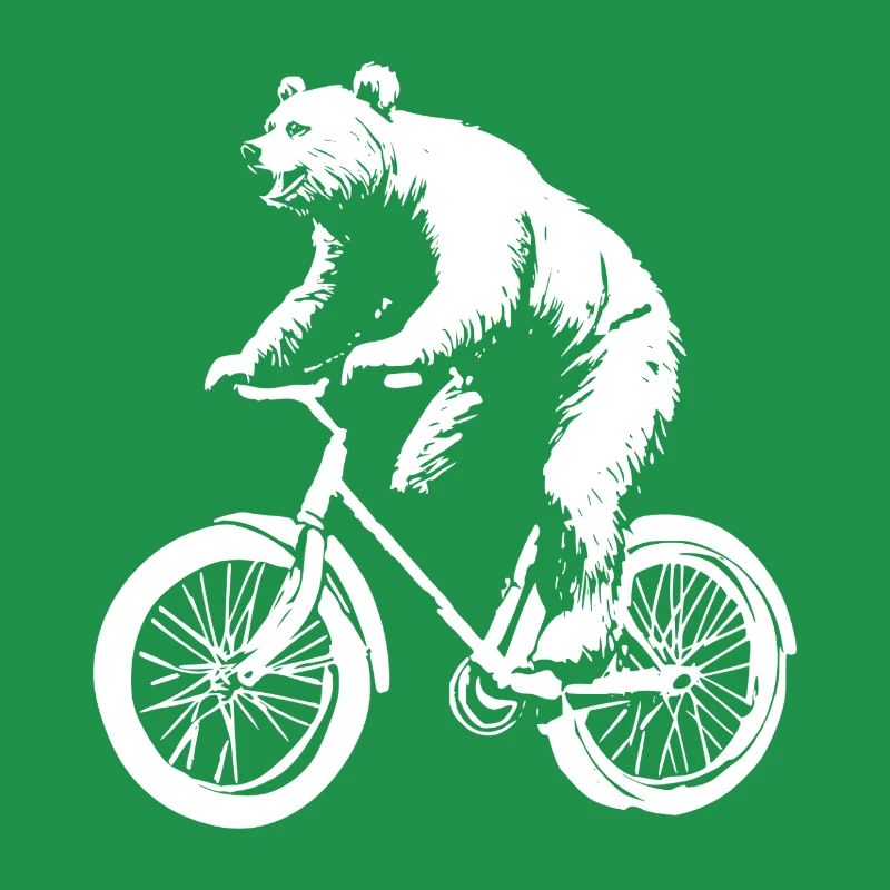 Funny Bicycle Bear