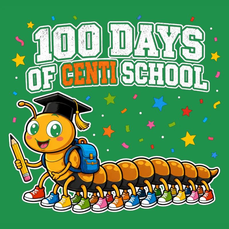 Centipede 100 jours d’école Cent jambes