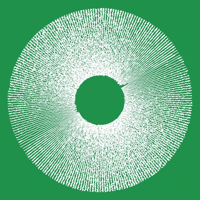 Iris-Ringburst-Radialmuster
