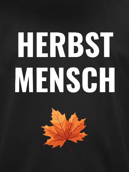 Herbstmensch – Schlichtes Statement