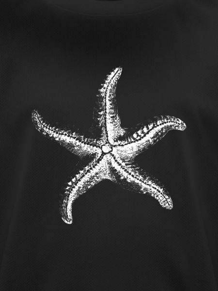 White Starfish Silhouette