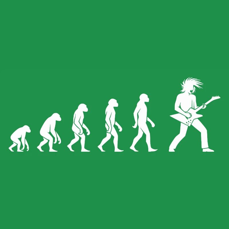 Evolution der Gitarrenkunst Rock n Roll