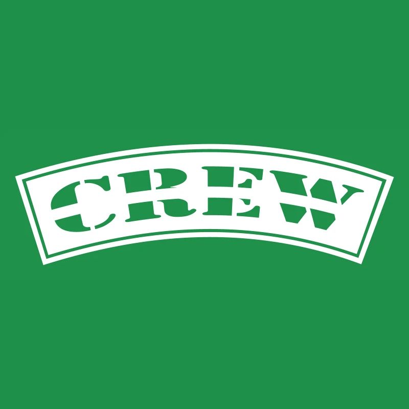 Crew Curved Design Patch