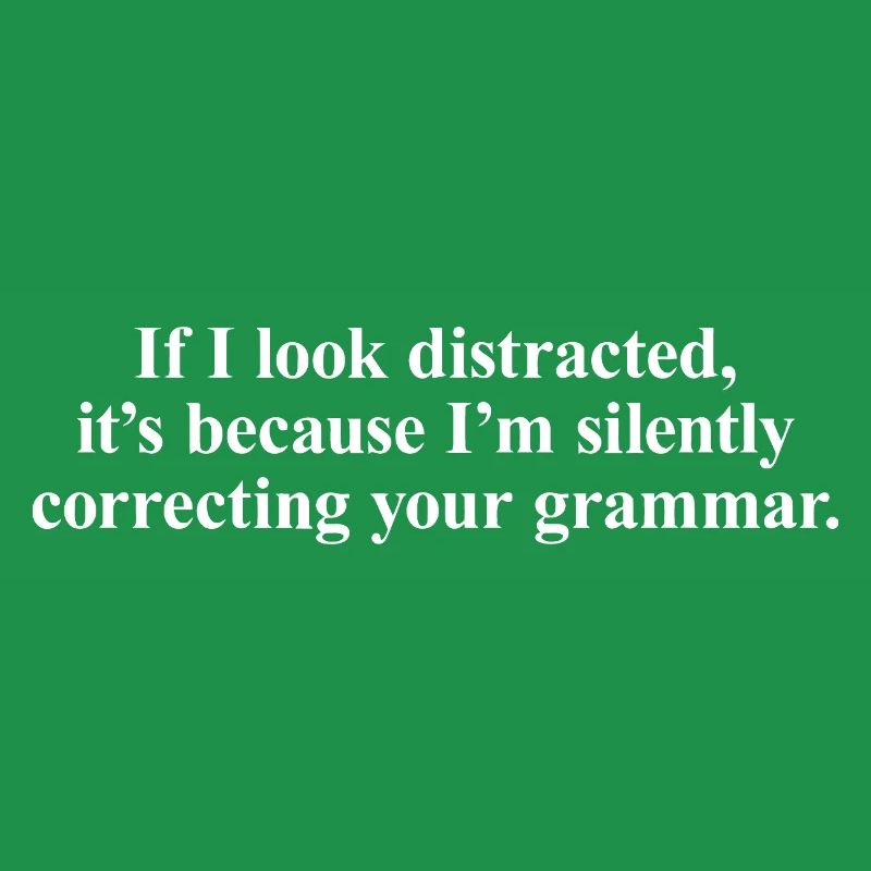 Silent Grammar Corrector Tee