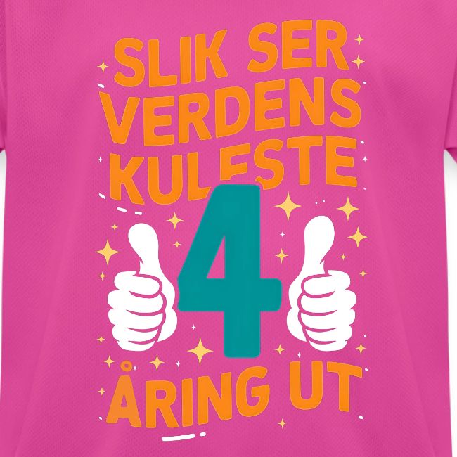 Verdens kuleste 4-åring - Gave til 4-åring