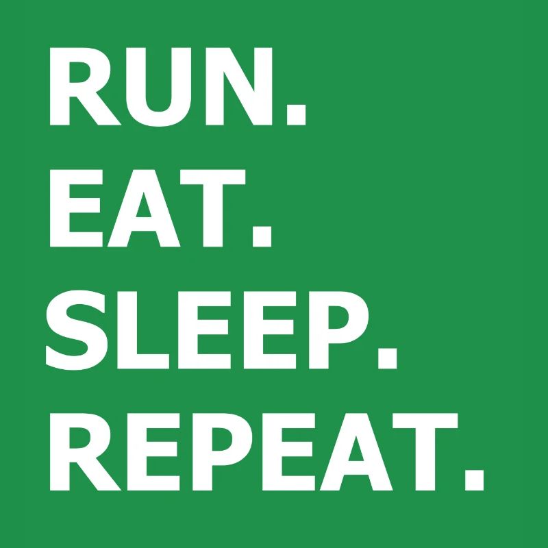 Run Eat Sleep Repeat Gift Idea for Joggers