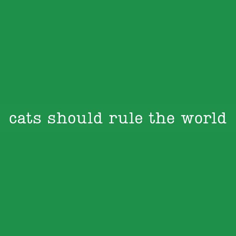 Les chats devraient dominer le monde