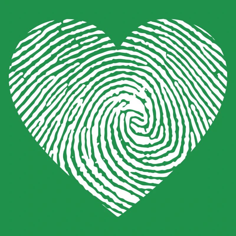 Fingerabdruck Herz