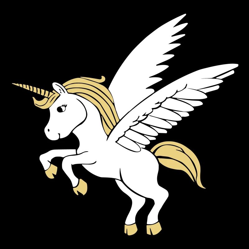 Einhorn mit Flügeln