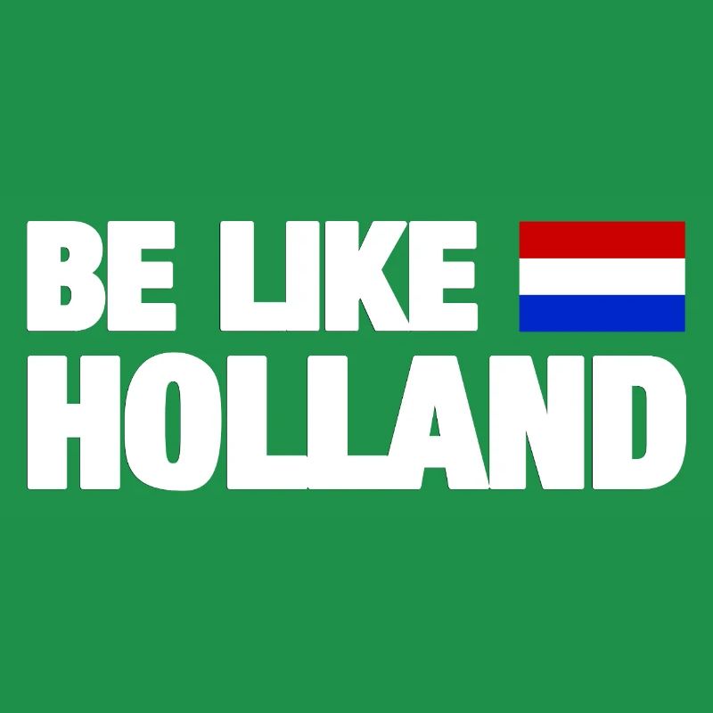 Motif de conception du drapeau de la Hollande