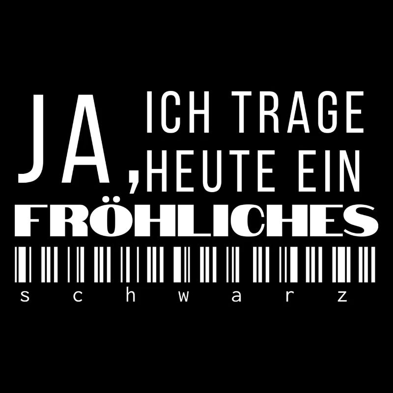fröhliches schwarz