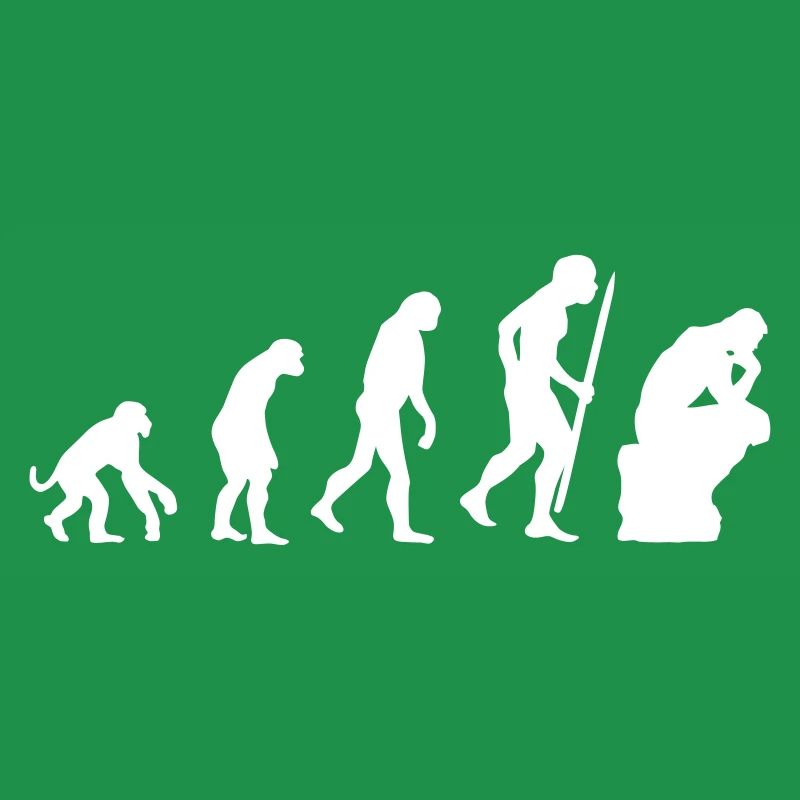 Evolution of thinker philosophy philosopher funny