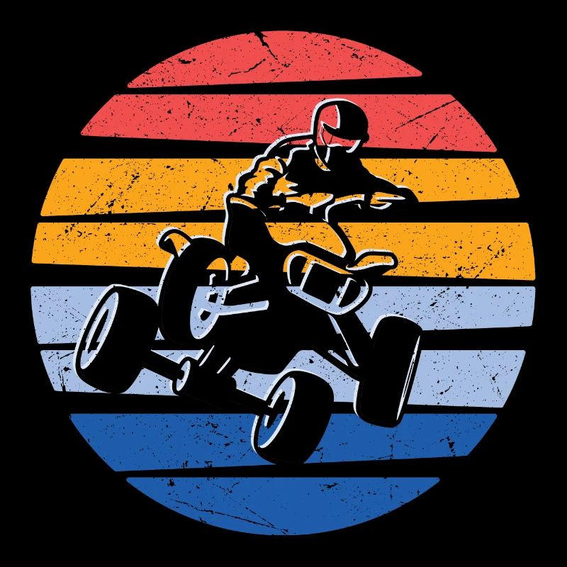 Conducteur de VTT Quad Quad