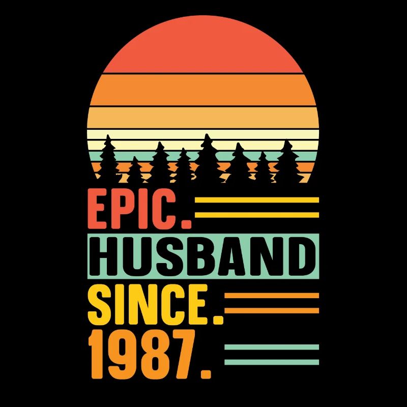 Best Husband Since 1987 - Anniversary Gift