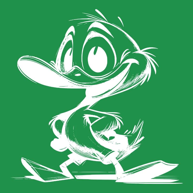Dessin d’un bébé canard avec un énorme bec