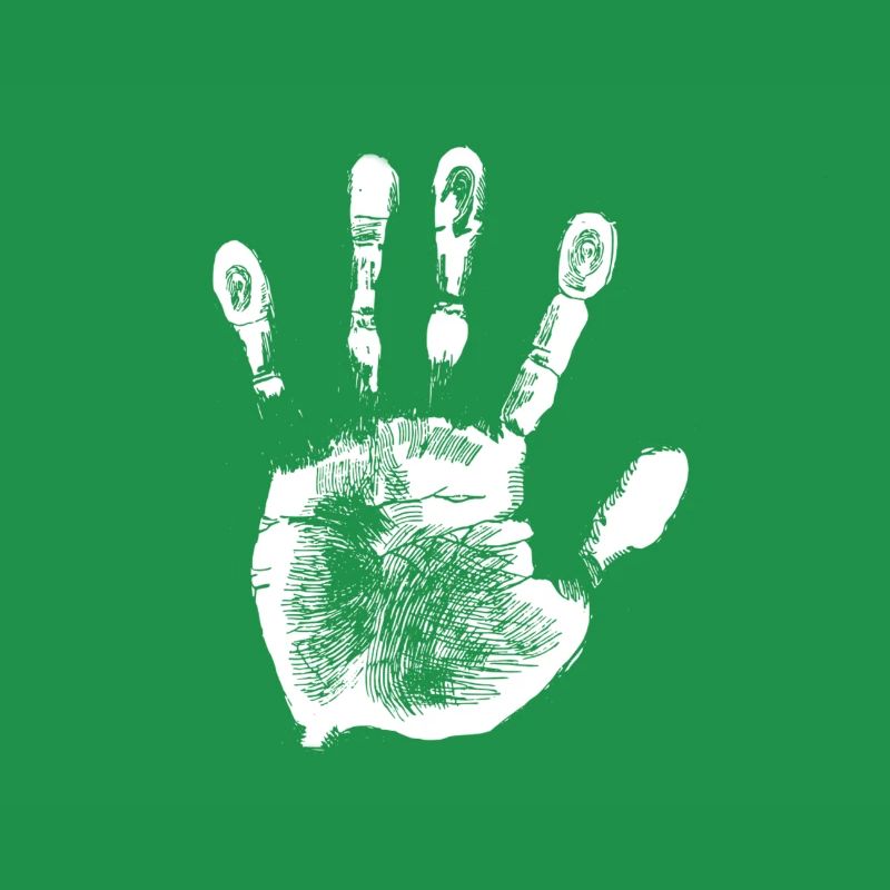 White hand. gift
