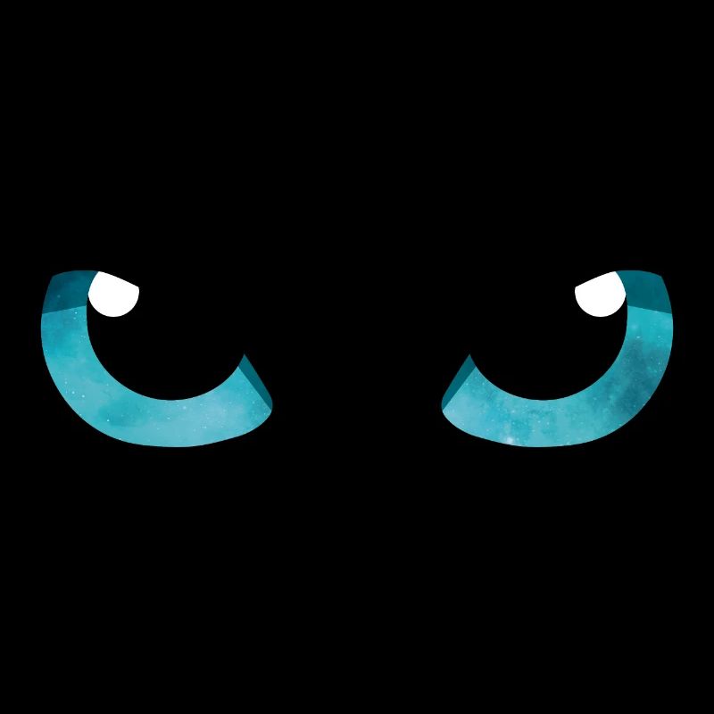 Yeux de chat Bleu