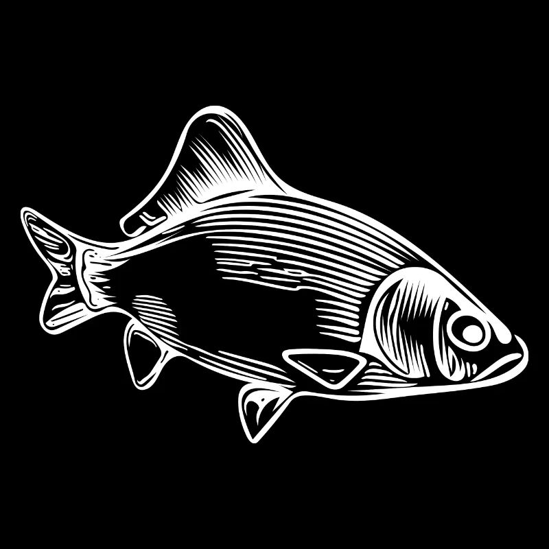 Vintage carp - fierce carp fish