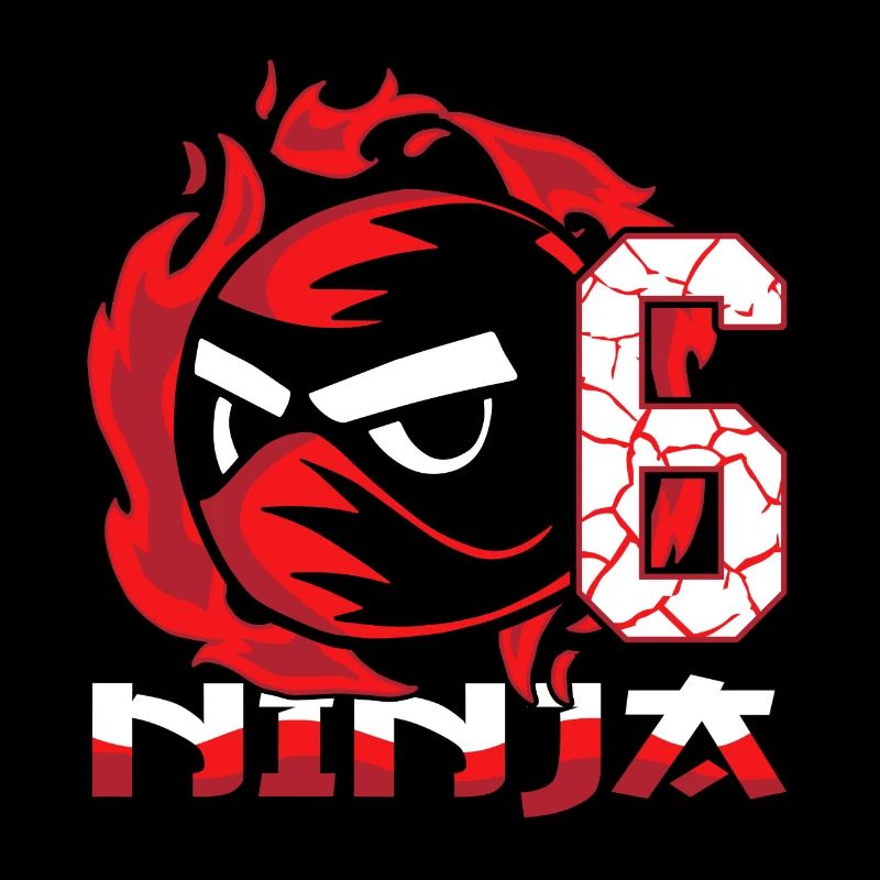 Kinder Ninja 6. Geburtstag Junge 6 Jahre alt