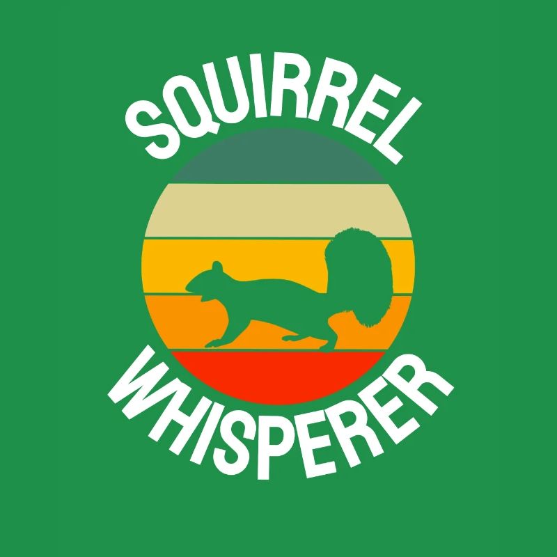 Retro Eichhörnchen Flüsterer