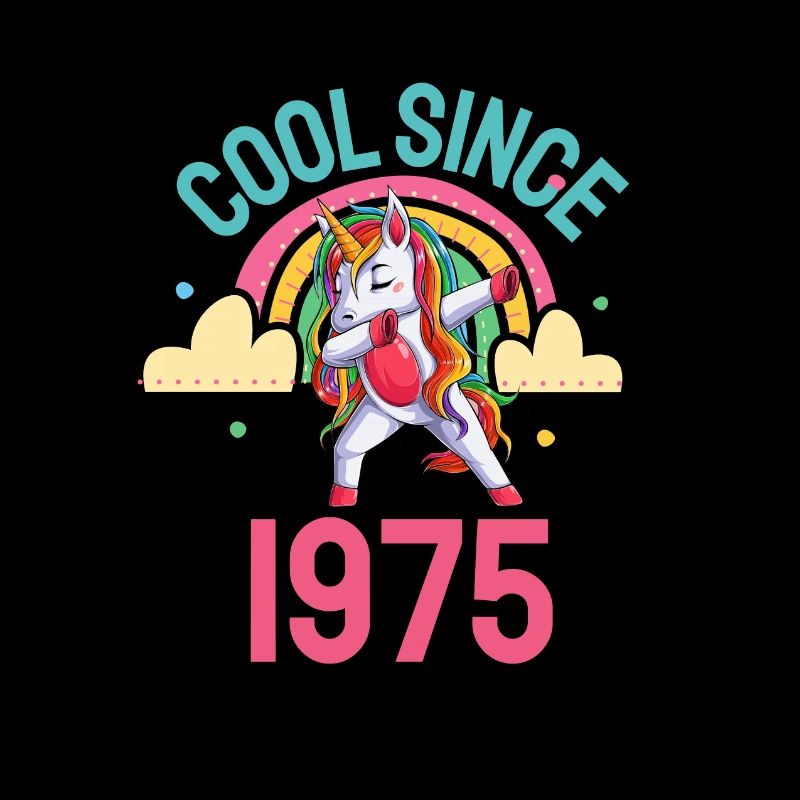 Cool seit 1975 Dabbing Einhorn 47. Geburtstag
