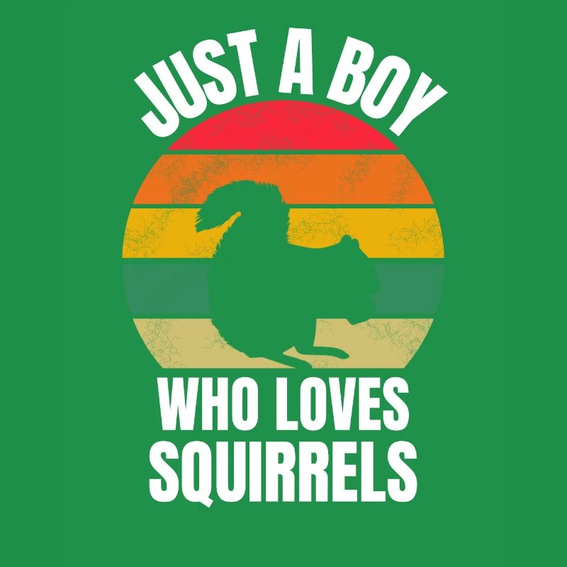 Retro Junge Eichhörnchen