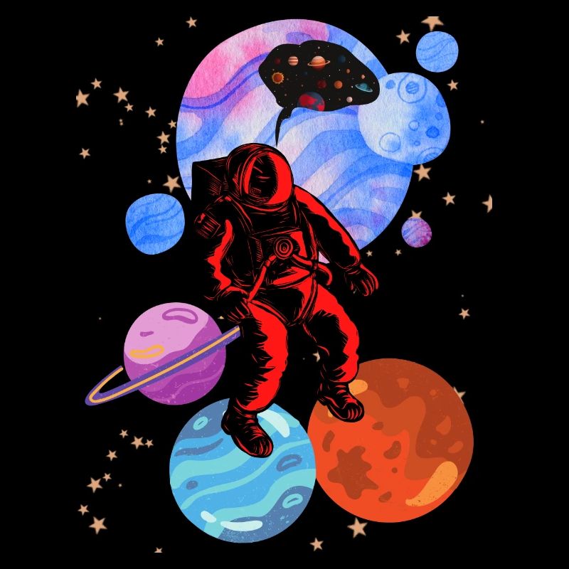 Astronaut Stencil Styles