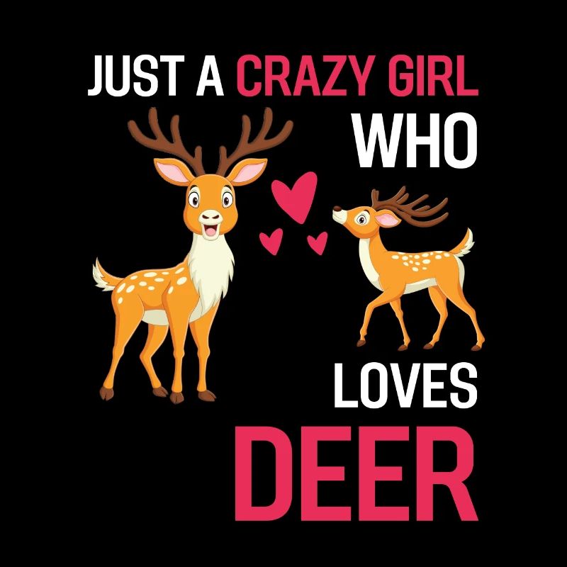 Rotwild Wald Tier Mädchen Geschenk Hirsch