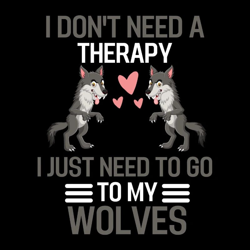 Wolf Therapy Predator Forest Animal Gift Wolf