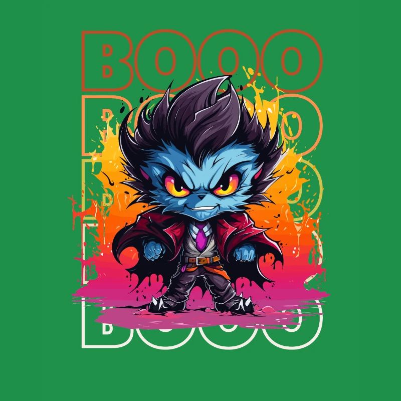 Chibi Thirst & Booo! Nightcrawler Vampire Tee!