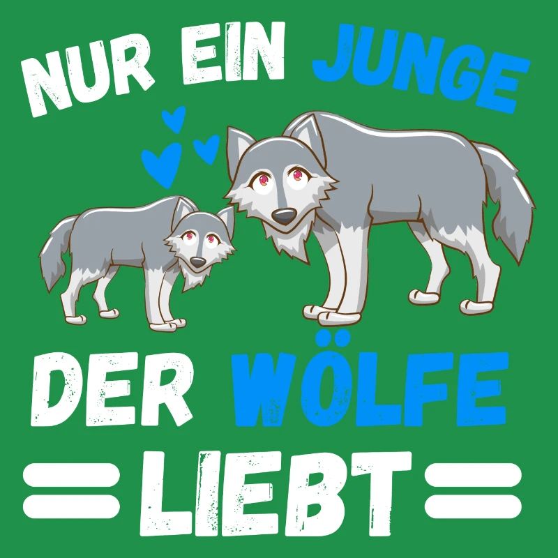 Waldbewohner Jungs Wald Tier Geschenk Wolf