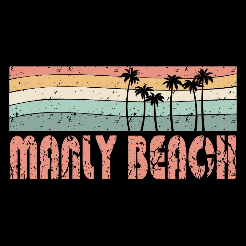 MANLY BEACH style rétro