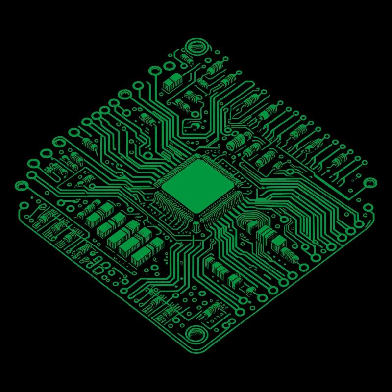 Anatomische CPU & Platine - Coole Informatiker