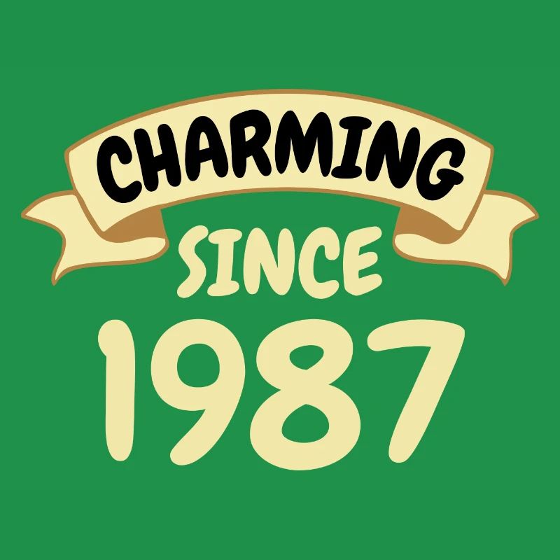 36. Geburtstag Geschenk Charmant seit 1987