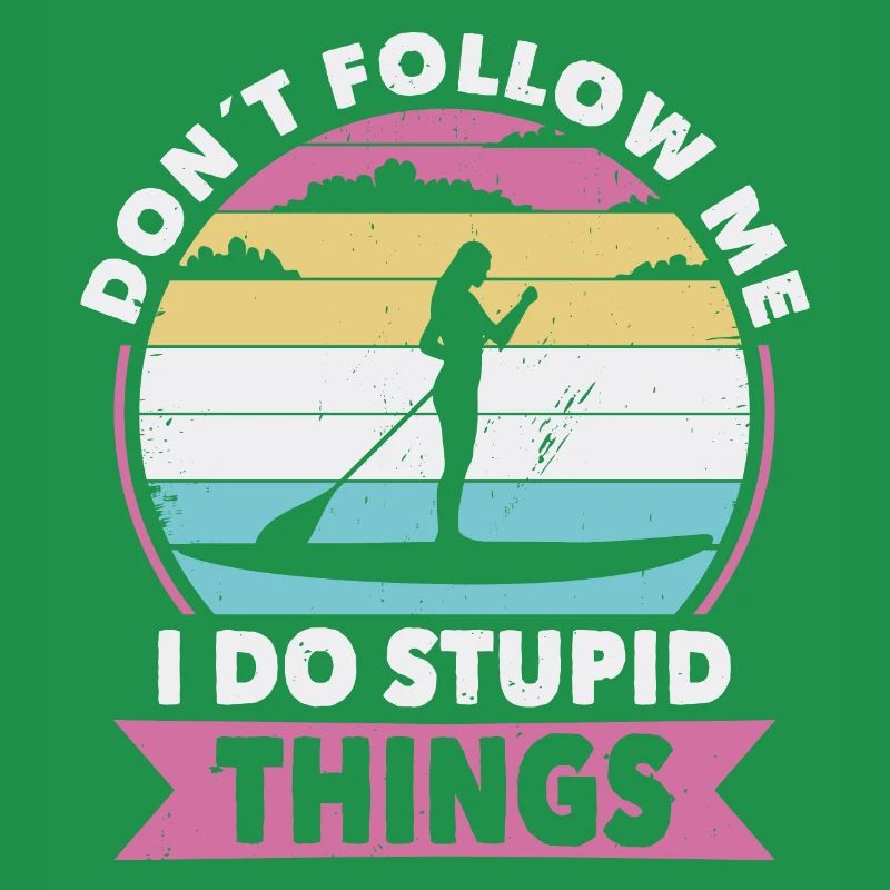 Ne suivez pas le paddle board