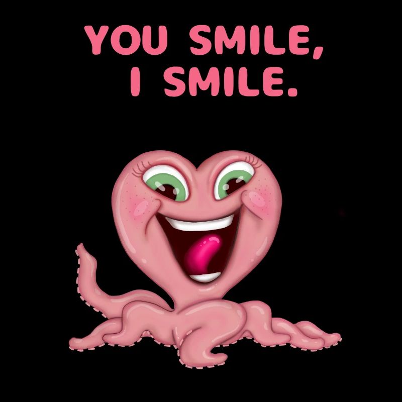 DU LÄCHELST, ICH LÄCHLE. SÜSSES TIER