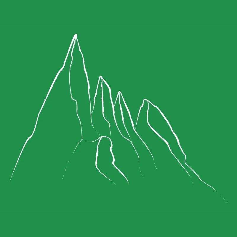 Wander T-shirt mit Berg
