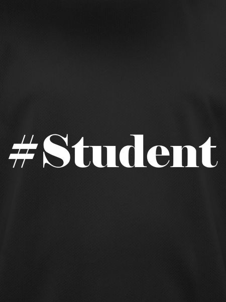 #Student Logo White