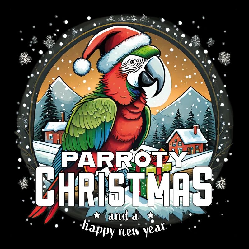 Christmas Parrot - Parroty Christmas