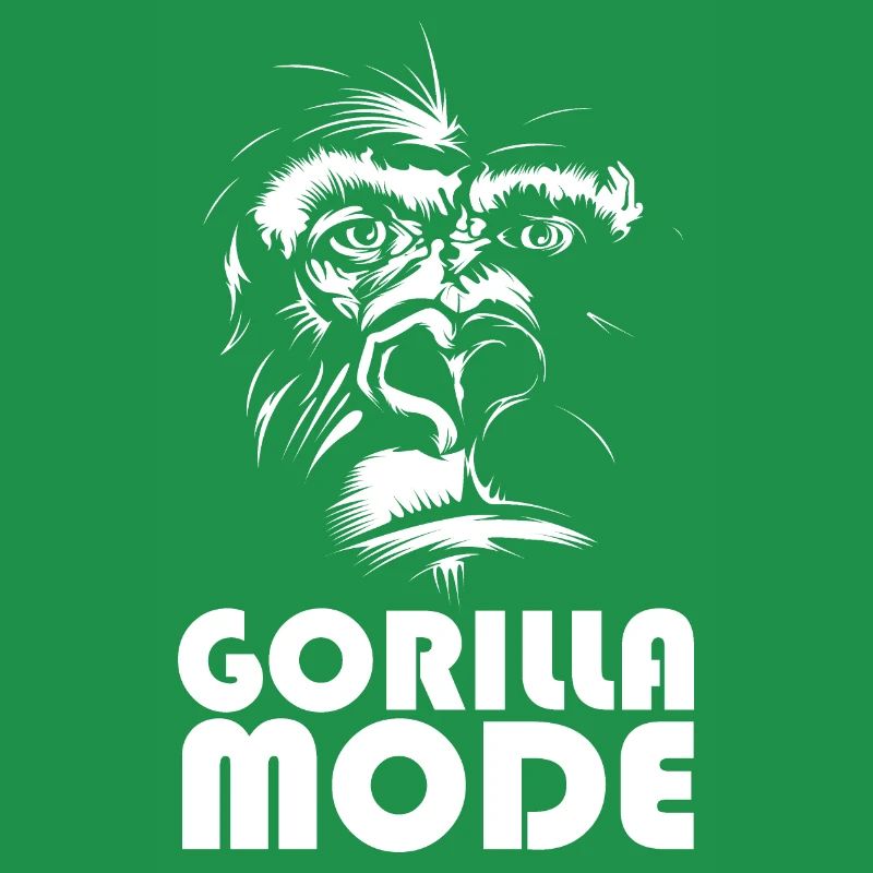 gorille icône de mode icône de logo d’illustration de singe
