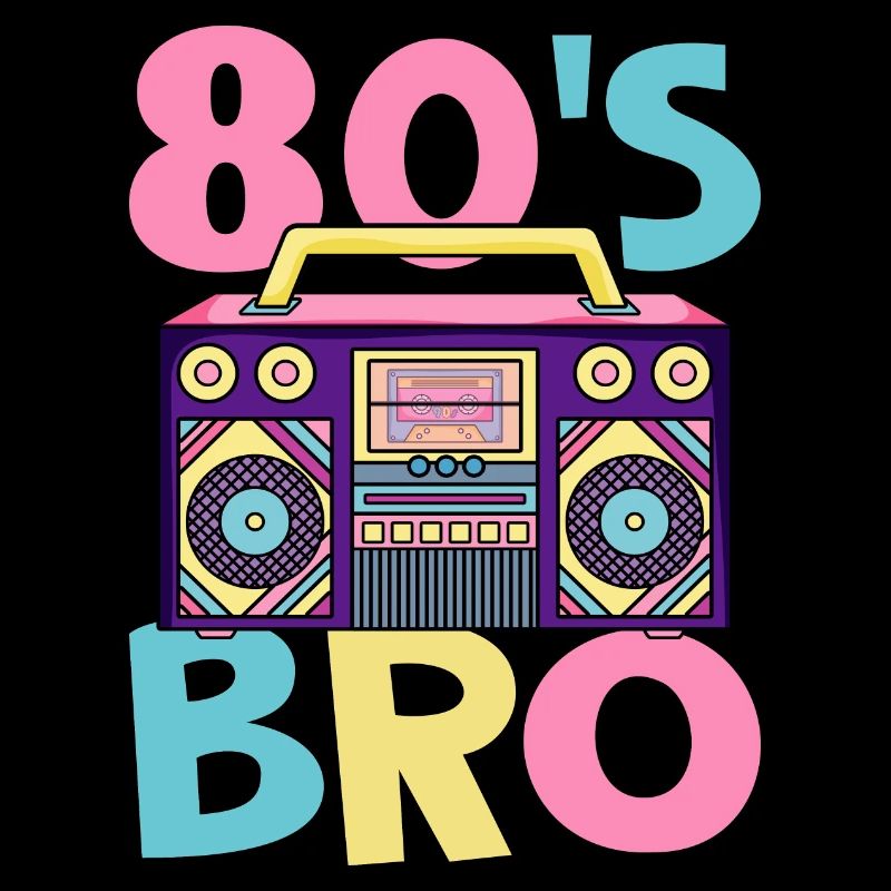 Fête 80s 80s Bro Mottoparty 80's