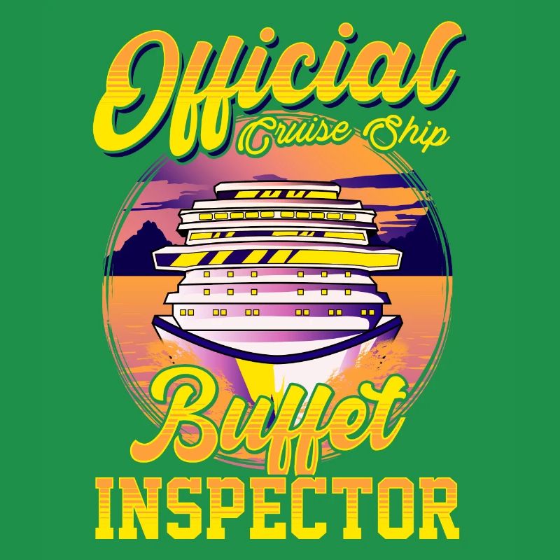 Funny Official Cruise Ship Buffet Inspector Pun