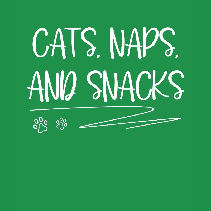 Katzen Nickerchen und Snacks Pfote Kätzchen Besitzer Haustier Geschenk