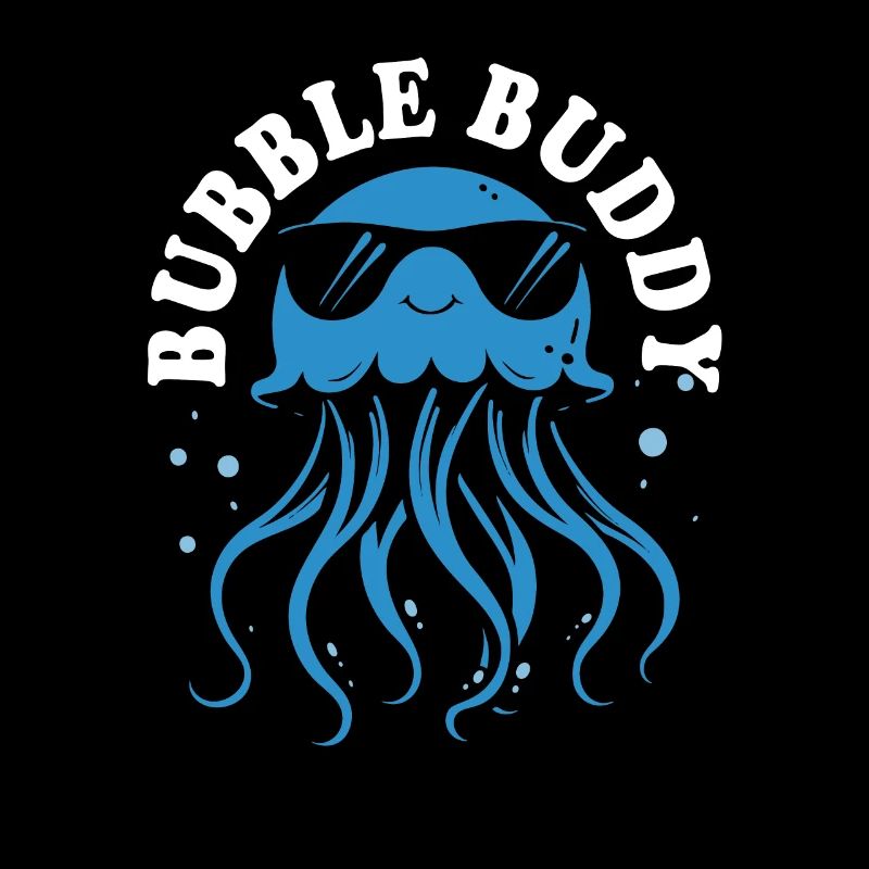 Bubble Buddy - Jellyfish with tentacles, sea creature