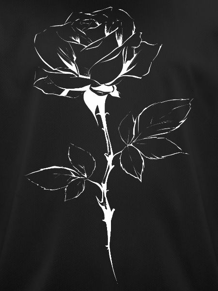 Line Rose Silhouette