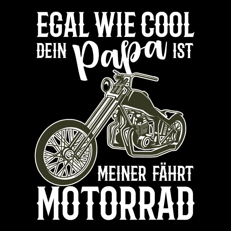 Motorrad Chopper cooler Papa Geschenkidee